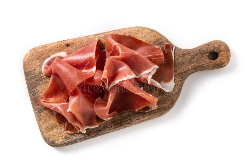 Spanish Serrano Ham on Cutting Board Stock Photo Image of breakfast