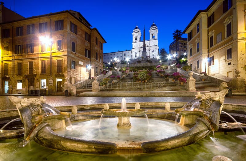 Spanish Steps, Rome - Italy stock photography Spanish Steps, Rome - Italy stock photography