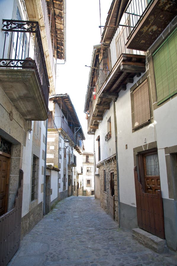 Spanish street at candelario