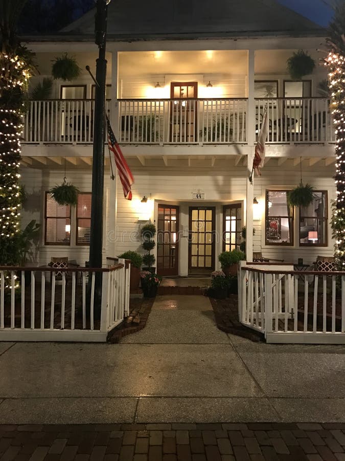 44 Spanish Street Inn, St. Augustine, Florida Editorial Photo Image