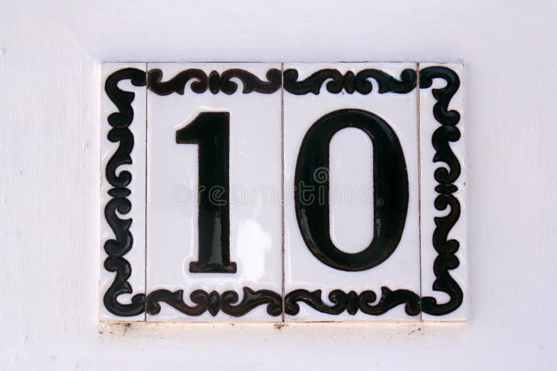 Spanish street number 10