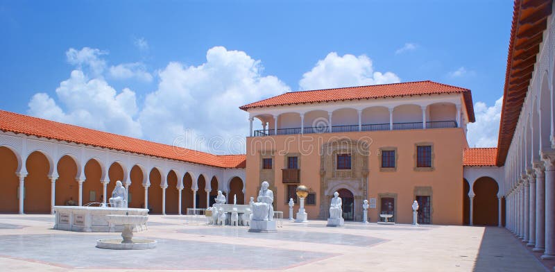 Spanish style architecture royalty free stock photos