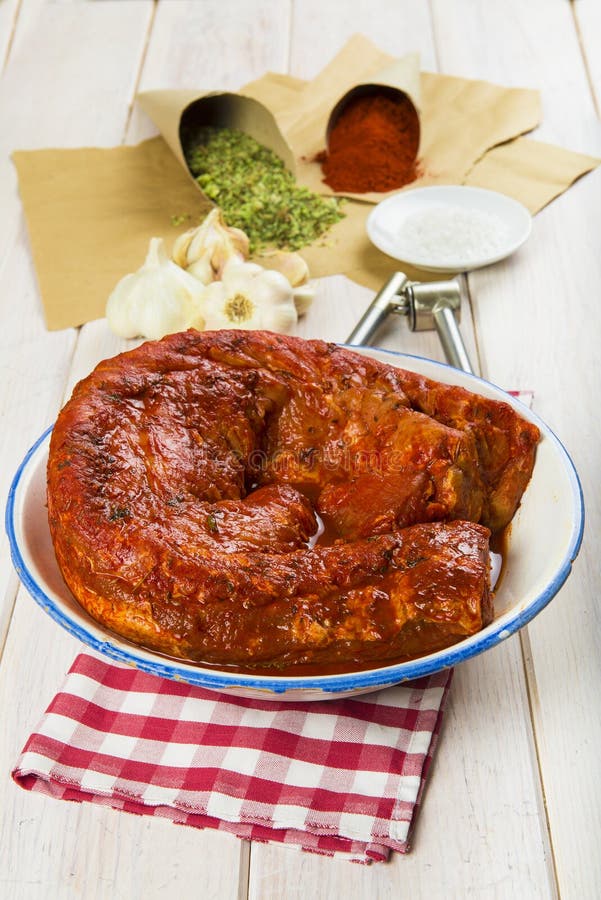 Spanish Style Marinated Pork Tenderloin Stock Photo - Image of pork ...