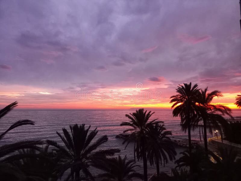 Spanish sunset stock photo. Image of sunset, spanish 248864772