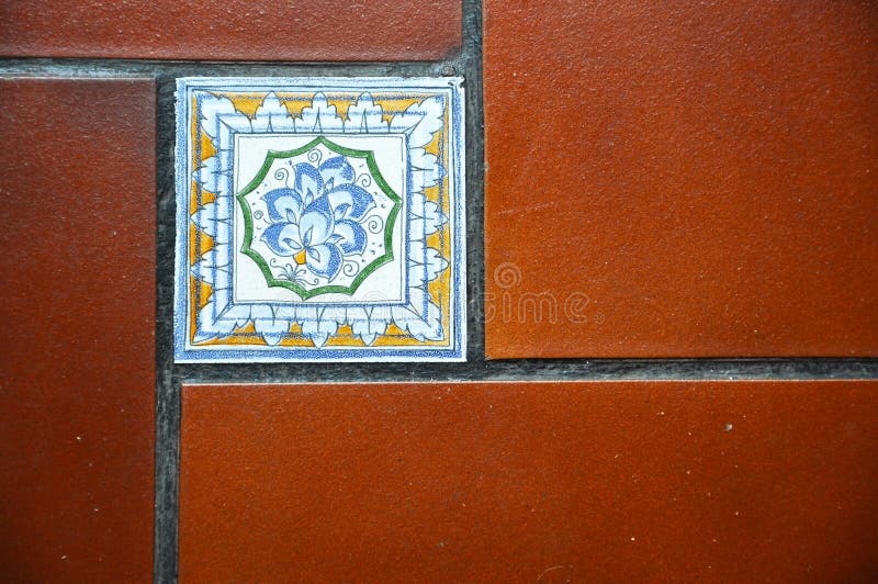 Spanish tile floor stock image. Image of backgrounds, floor 5563101