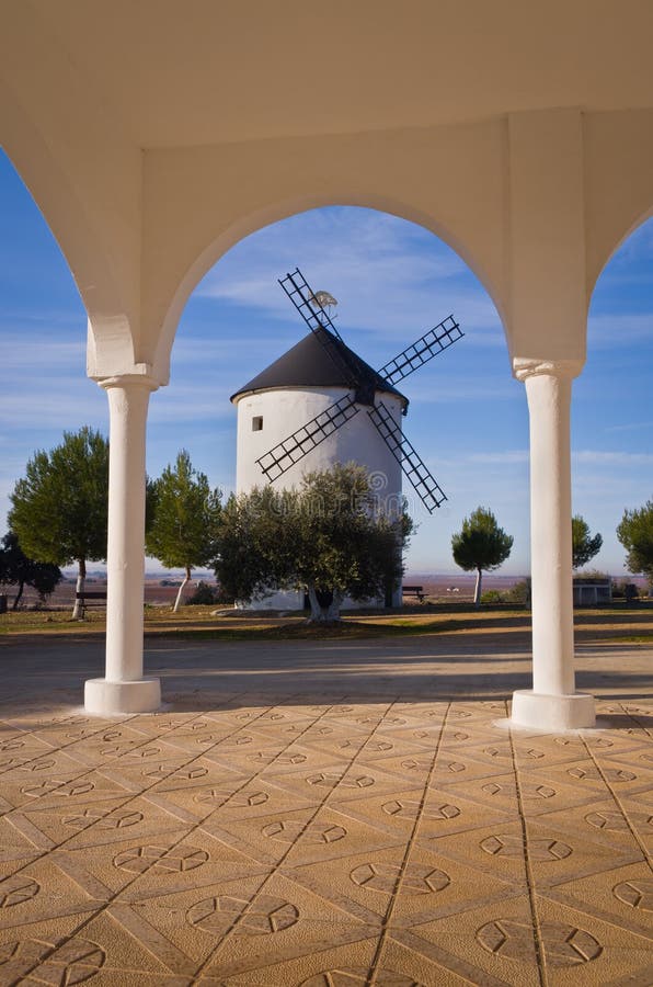 Spanish Windmill stock image. Image of mancha, castilla 23701731