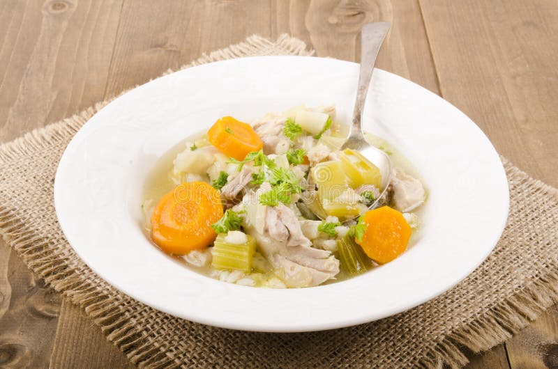 Schottische Suppe Cullen Skink Mit Schellfischen, Kartoffel Und Zwiebel ...