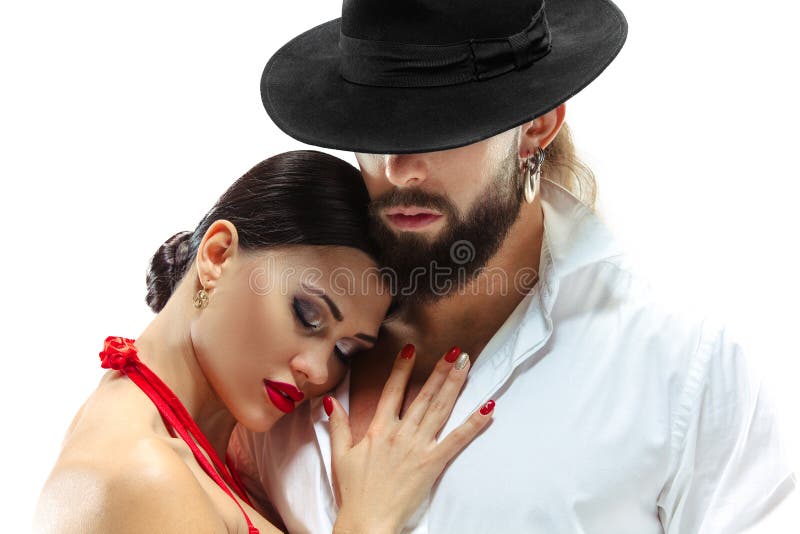 Sparato dei giovani appassionati nell'amore Isolato sopra bianco fotografia stock Sparato dei giovani appassionati nell'amore Isolato sopra bianco fotografia stock