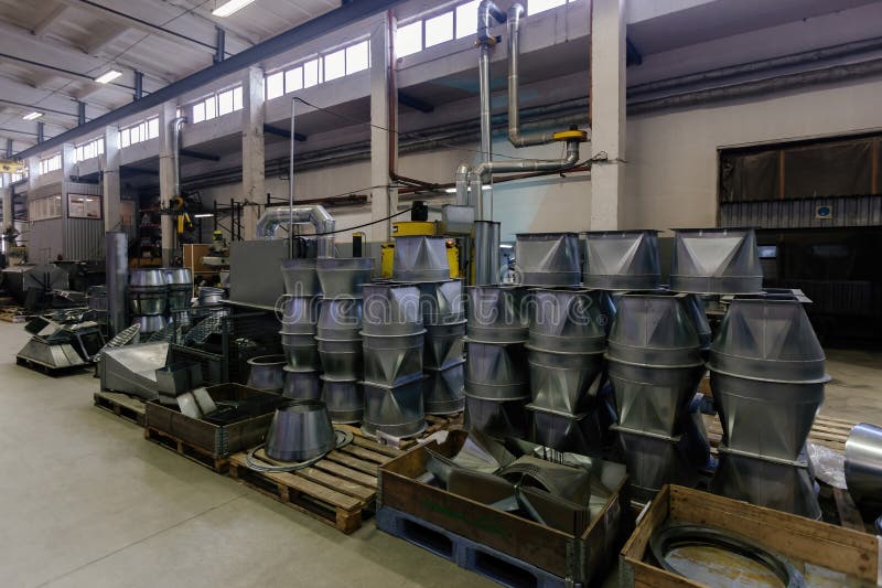 Spare Parts for Construction of Ducts of Industrial Heating, Drying and