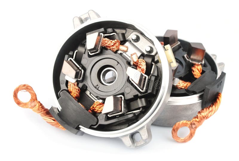 Spare Parts for the Starter To the Car Stock Image Image of center