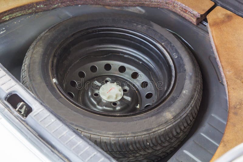 Spare wheels stock photo. Image of puncture, travel, problem 76167694