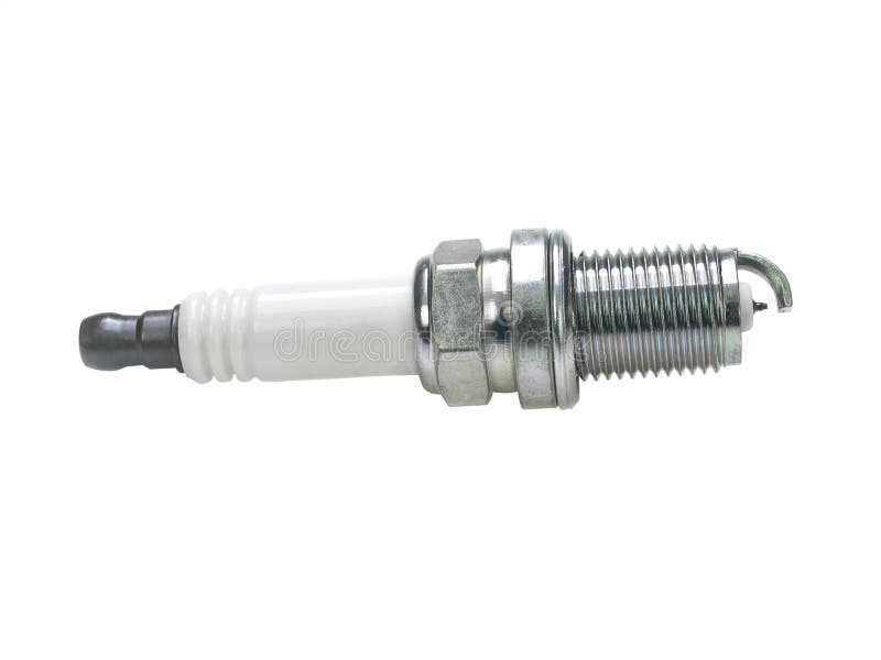 Spark plug stock photo. Image of isolated, vehicle, steel 14331088