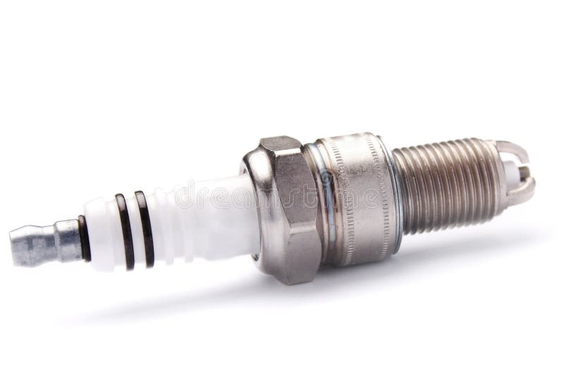 Spark plug stock photo. Image of isolated, vehicle, steel 14331088