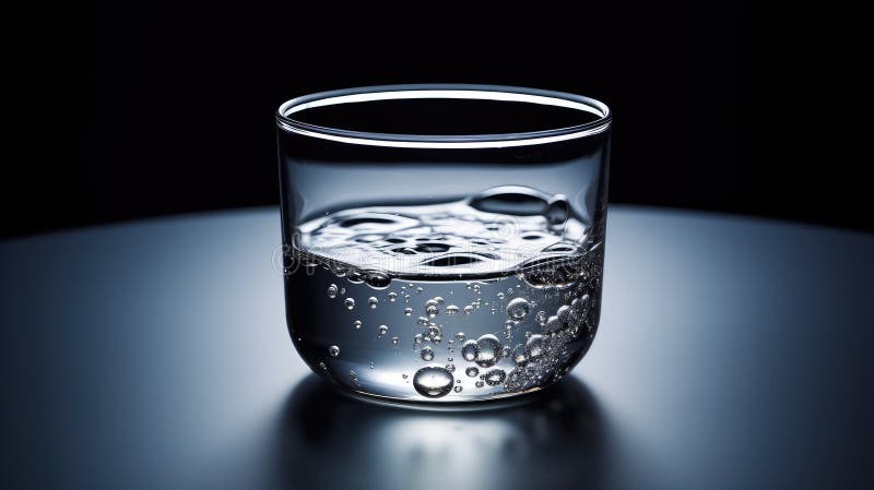 Sparkling carbon water vector illustration