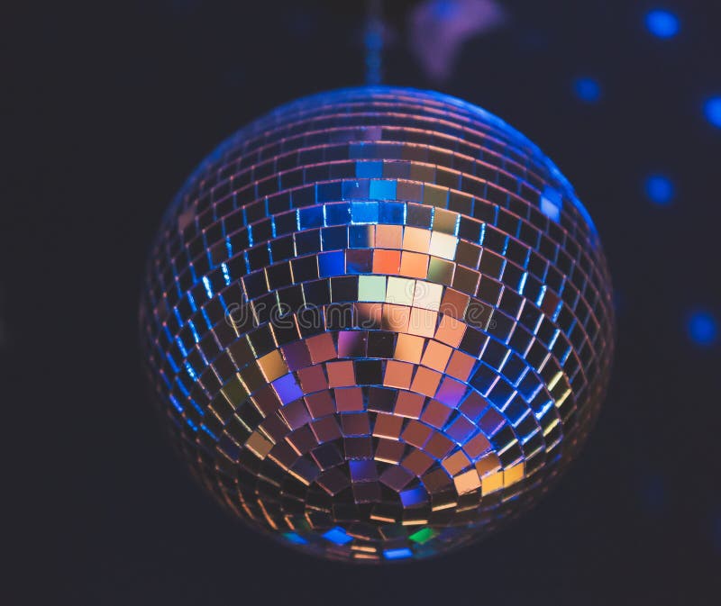 Sparkling disco ball.