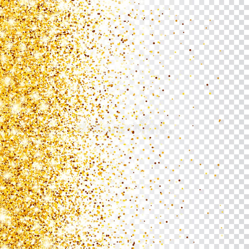 Gold Glitter Confetti Background Falling Golden Stock Vector (Royalty Free)  606627689