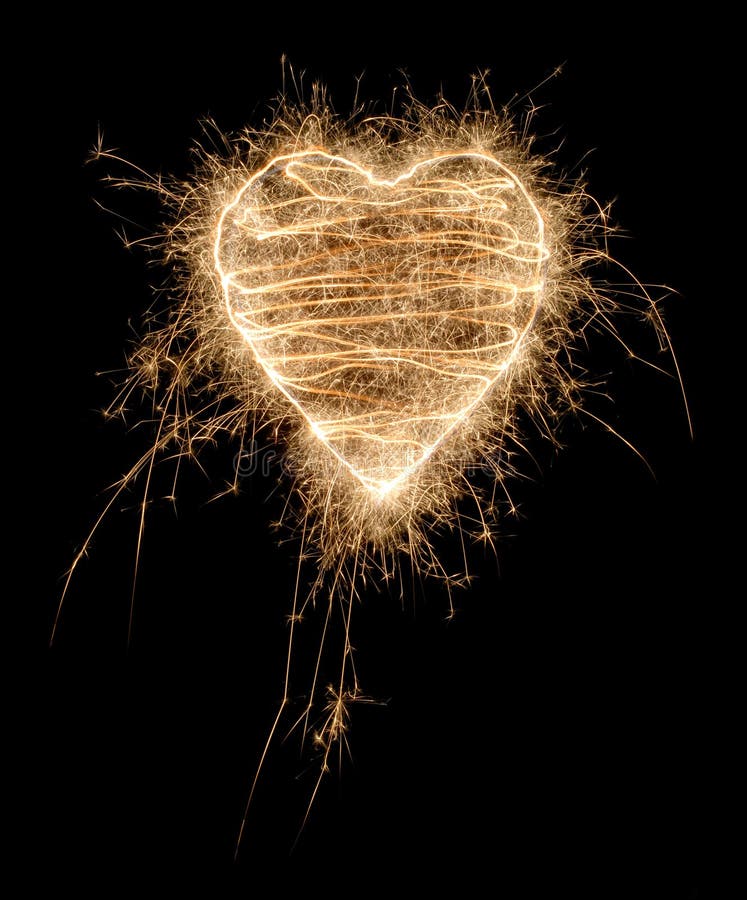 Sparkling heart royalty free stock photo Sparkling heart royalty free stock photo