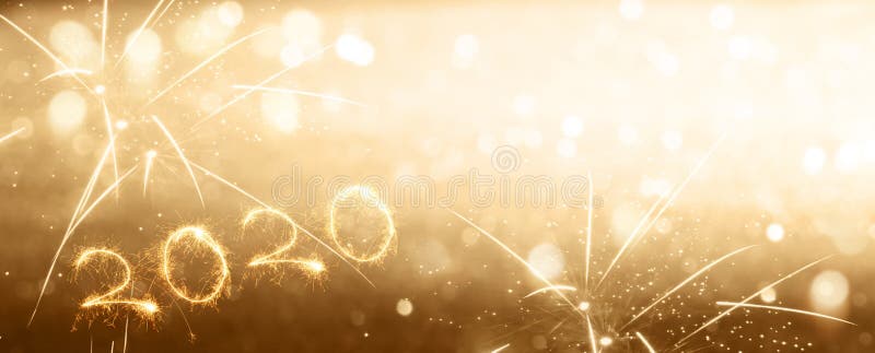 New years eve 2020 background