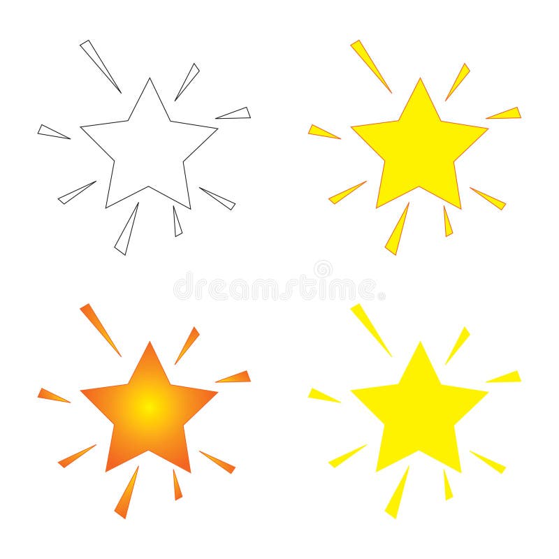 Sparkling Stars stock vector. Illustration of star, light - 6779683