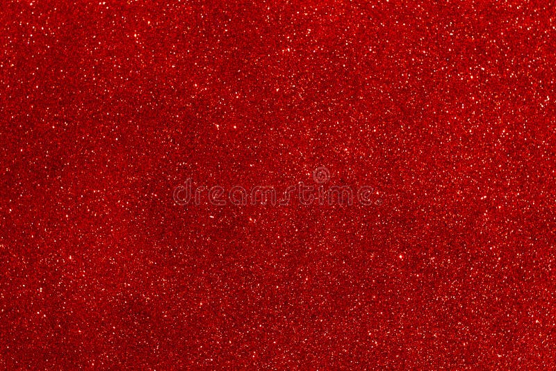 Sparkly glitter, red background bokeh effect