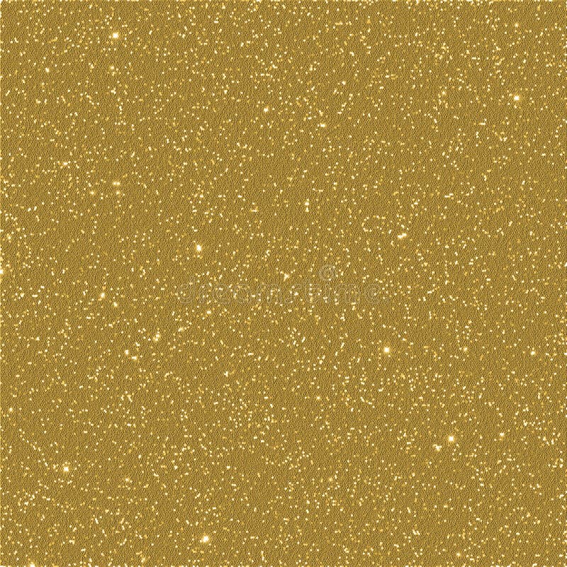 Sparkly Gold Glitter Botanical Leaves Stock Vector Illustration of