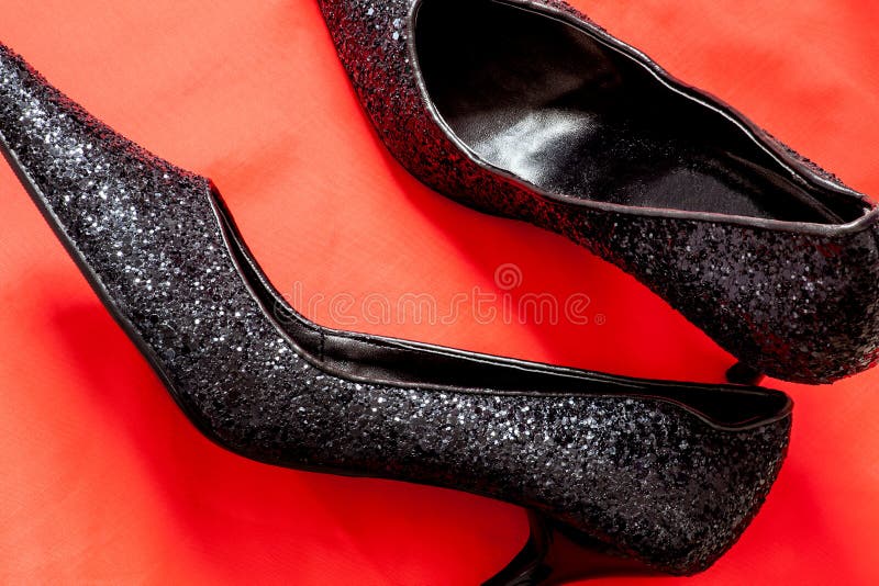Party shoes stock photo. Image of high, black, fashion - 55956450