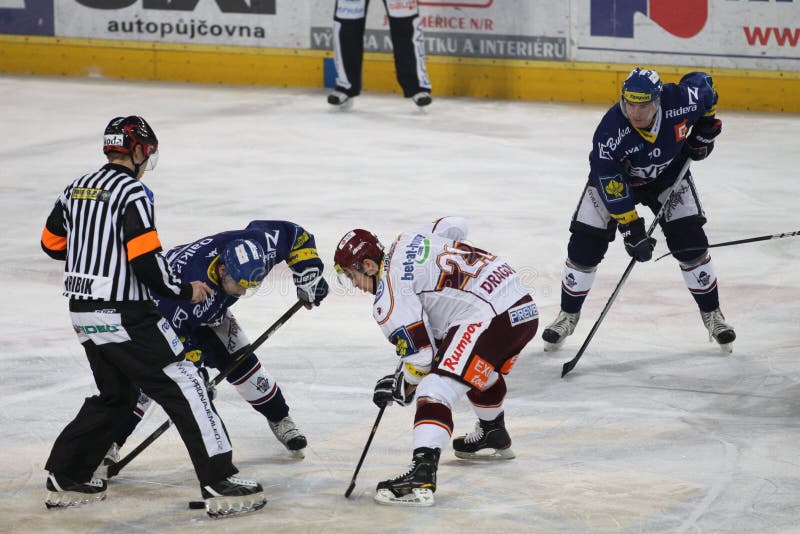 Ice Hockey HC Sparta Prague HC Vitkovice Editorial Stock Image