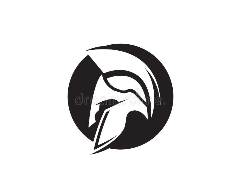 Spartan Helmet Logo Template Stock Vector - Illustration of head ...