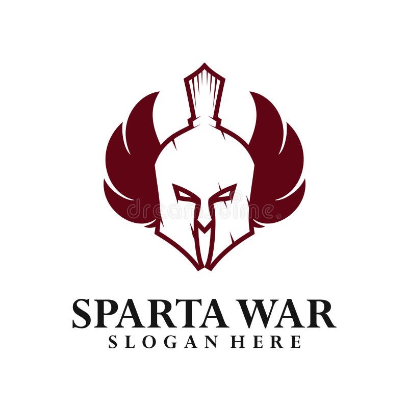 Spartan Logo Vector, Sparta Helmet Stock Illustration - Illustration of ...