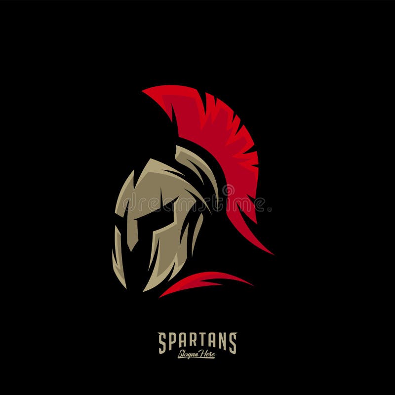 Set of Spartan Logo Design Vector Template, Spartan Helmet Logo Concept ...