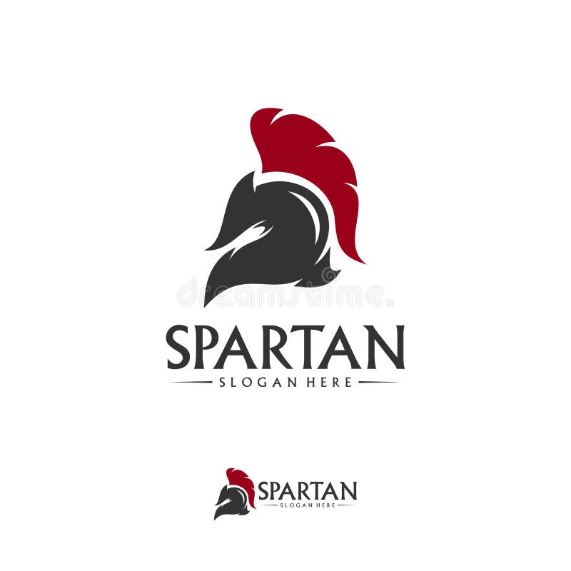 Spartan Logo Vector Template, Spartan Helmet Logo Design Concept Stock ...