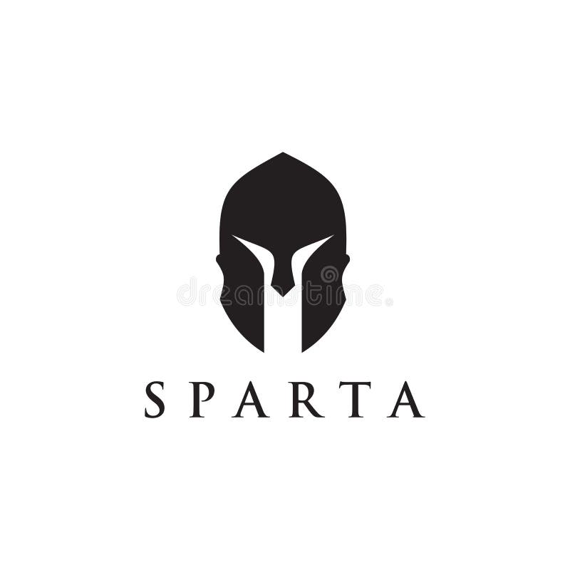 Vintage Spartan Sparta Logo, Spartan Helmet Logo Design By