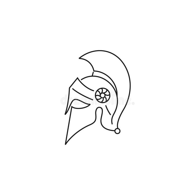 Spartan Ancient Greek Helmet Stock Illustration - Download Image Now -  Empty, Etching, Gladiator - iStock