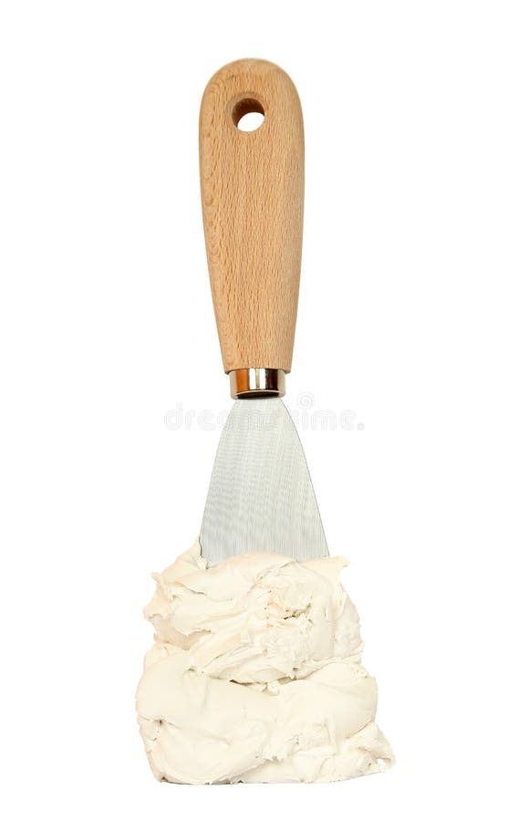 Spatula with putty