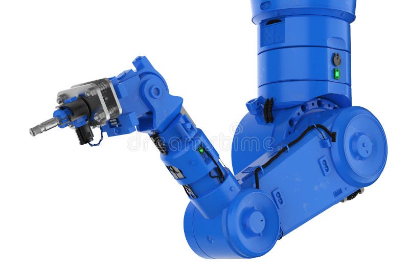 Spawalnicza mechaniczna ręki lub robota ręka ilustracja wektor Spawalnicza mechaniczna ręki lub robota ręka ilustracja wektor