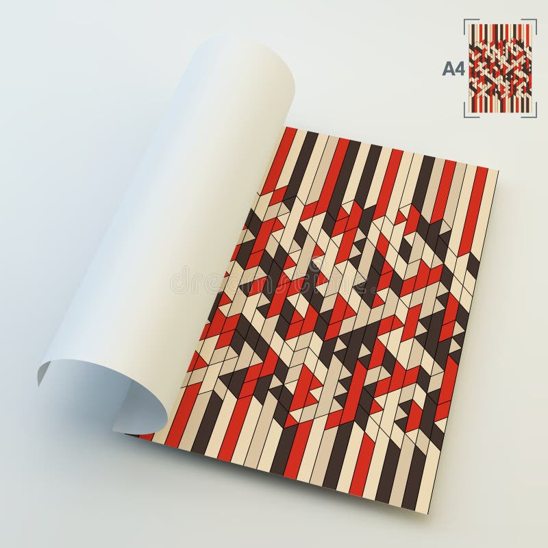 Download Spazio In Bianco Di Affari A4 Geometrico Astratto Illustrazione Vettoriale - Illustrazione di commercio, geometrico: 56884326