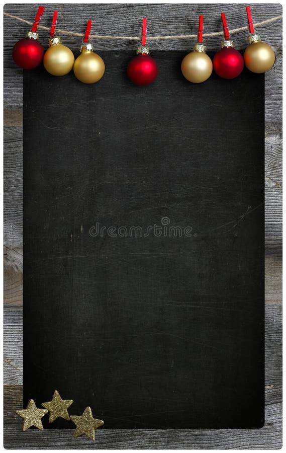 Spazio di legno della copia della lavagna del menu del ristorante di Natale immagine stock Spazio di legno della copia della lavagna del menu del ristorante di Natale immagine stock