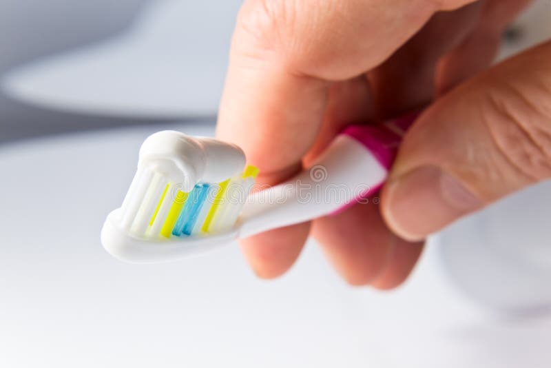 Spazzolino da denti immagine stock Spazzolino da denti immagine stock