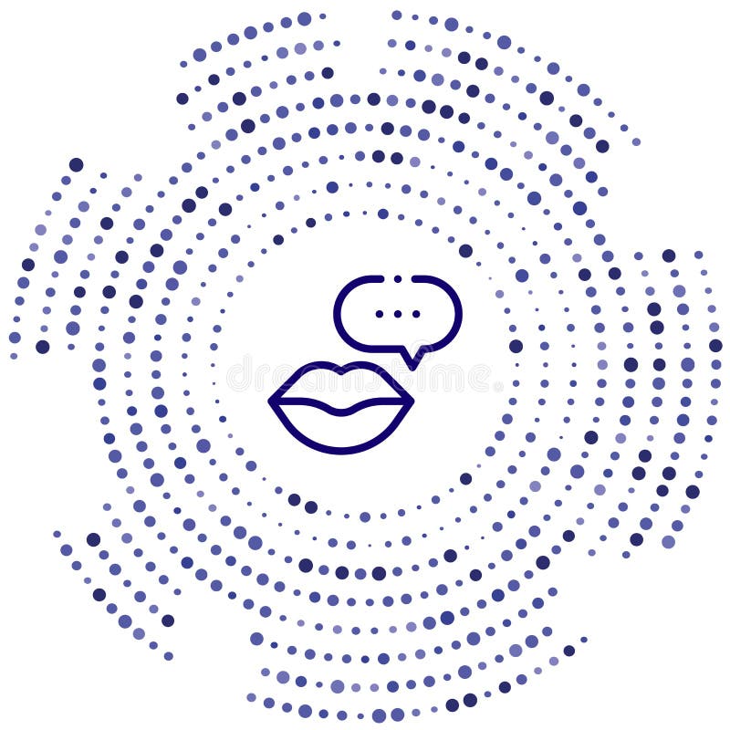 Speak vector icon. speak editable stroke. speak linear symbol for use on web and mobile apps, logo, print media. Thin line illustration. Vector isolated outline