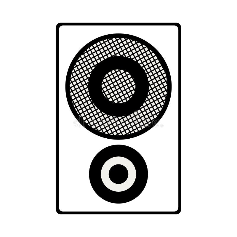 Speaker box icon stock vector. Illustration of column 79950754