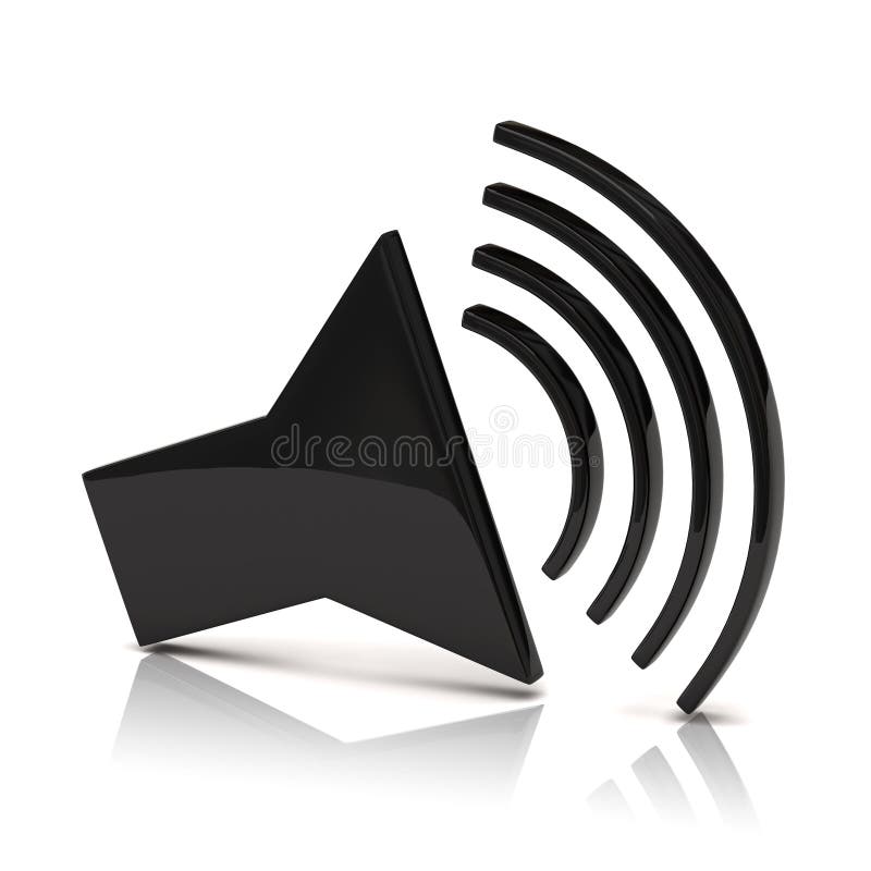 Speaker icon stock illustration