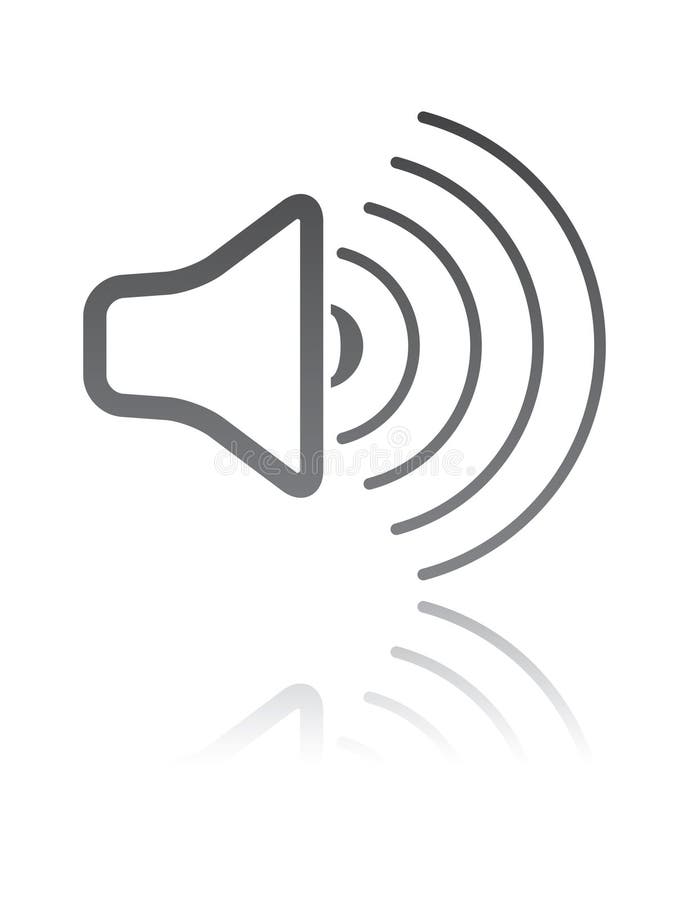 Speaker icon stock illustration