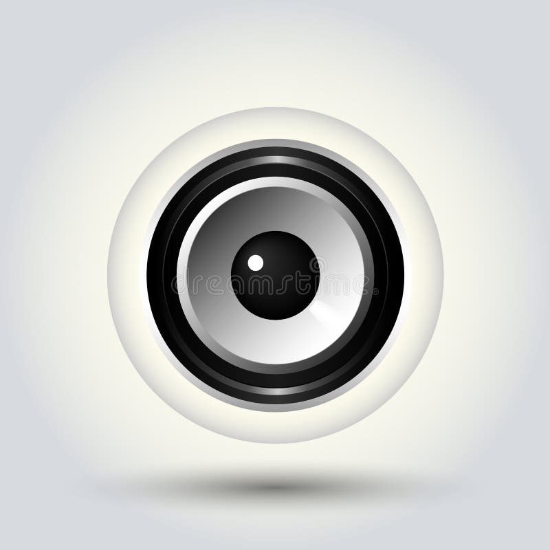 Speaker icon royalty free illustration