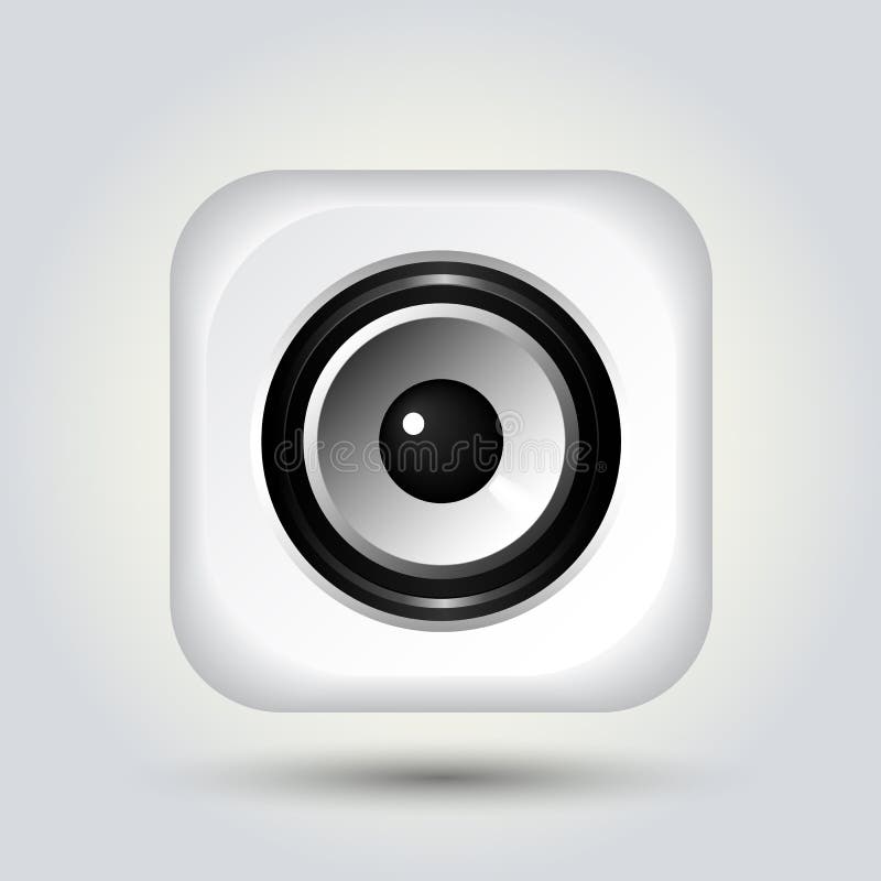 Speaker icon stock illustration