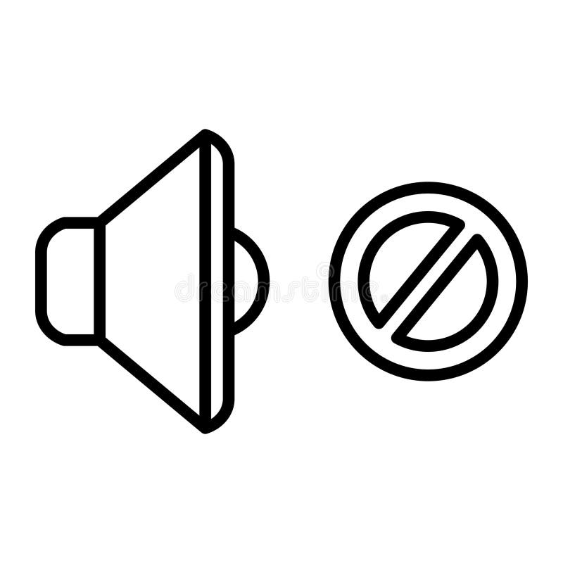 Mute royalty free illustration