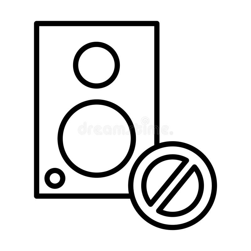 Mute vector illustration