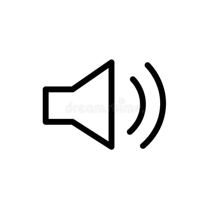 Speaker Volume Icon Set Sound Control Illustrations for Audio and Media ...