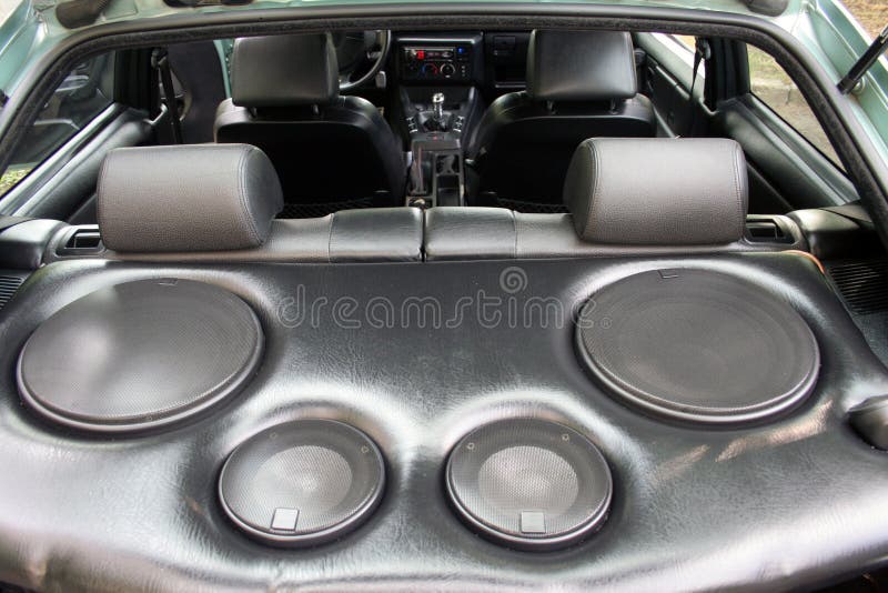 Car audio system stock photo. Image of audio, subwoofer 2181720