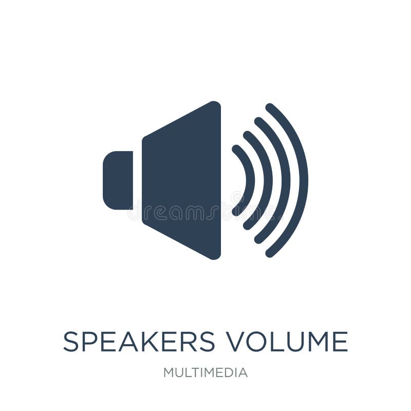 speakers volume icon in trendy design style. speakers volume icon isolated on white background. speakers volume vector icon simple royalty free illustration speakers volume icon in trendy design style. speakers volume icon isolated on white background. speakers volume vector icon simple royalty free illustration