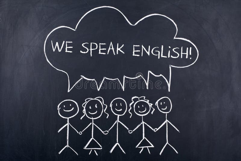 Speaking English Language Concept